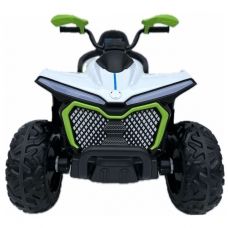 Квадроцикл электрический DLX-288 Белый/Зеленый
