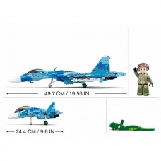 Конструктор Sluban Su-27 Fighter 2in1 B0985