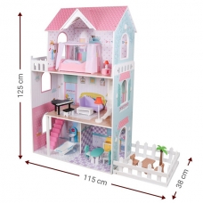 Деревянный кукольный домик (63321)