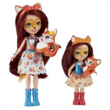 Кукла Enchantimals Кукла Фелисити Фокс и младшая сестра HCF81
