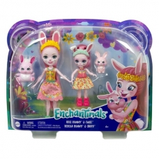 Кукла Enchantimals Кукла Bree Bunny и младшая сестра HCF84
