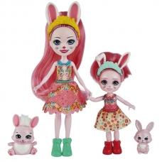 Кукла Enchantimals Кукла Bree Bunny и младшая сестра HCF84