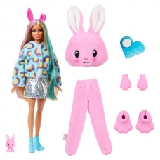 Кукла Barbie Cutie Reveal Барби в плюшевом костюме зайчика HHG19
