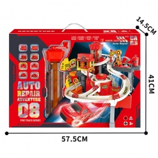 Автотрек на батарейках со звуком и светом (10572)