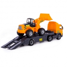 Набор трейлер+трактор-погрузчик Polesie 36803