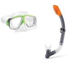 Набор маска и трубка для подводного плавания Intex Surf Rider