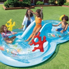 Centru de joc gonflabil 381 l, 310x193x71 cm Intex Under The Sea