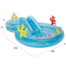 Centru de joc gonflabil 381 l, 310x193x71 cm Intex Under The Sea