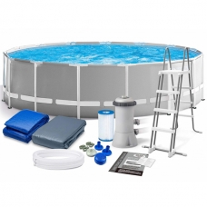Piscină 16805 l, 457x122 cm Intex Prism Frame Premium