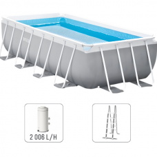 Бассейн 8418 л, 400x200x122 см Intex Prism Frame Rectangular