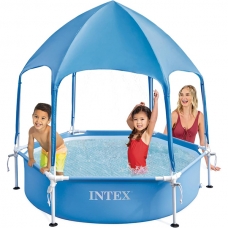 Бассейн 700 л, 183x38 см Intex Canopy Metal Frame