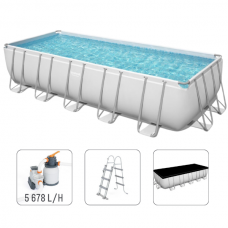 Piscină 19281 l, 640x274x132 cm Bestway Power Steel