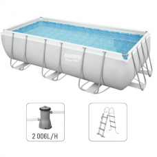 Piscină 6478 l, 404x201x100 cm Bestway Power Steel