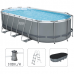 Piscină 10949 l, 488x305x107 cm Bestway Power Steel Oval