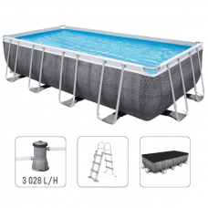 Piscină 11532 l, 488x244x122 cm Bestway Power Steel