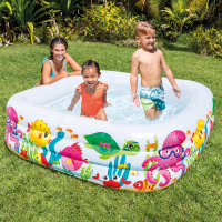 Piscină gonflabilă 424 l, 159x159x50 cm Intex Acvariul marin