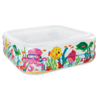 Piscină gonflabilă 424 l, 159x159x50 cm Intex Acvariul marin