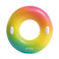 Надувной круг 122 см Intex Цветной вихрь