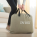 Надувная кровать 137x191x33 см, co встр. насосом, Intex Velur Comfort-Plush