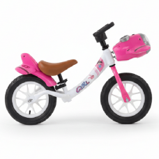 Bicicletă fără pedale Avion roz