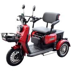 Трёхколёсный электроскутер 1500W 72V 45Ah MINSK ELECTRO (Красный)