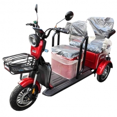 Трёхколёсный электроскутер двухместный 1500W 72V 45Ah MINSK ELECTRO (Красный)