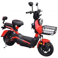 Электроскутер с педалями 500W 48V MINSK ELECTRO (Красный)