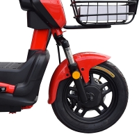 Scuter electric cu pedale 500W 48V MINSK ELECTRO (Roșu)