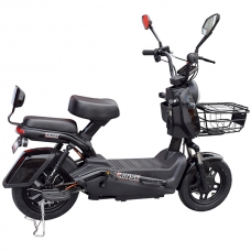 Электроскутер с педалями 500W 48V MINSK ELECTRO (Черный)