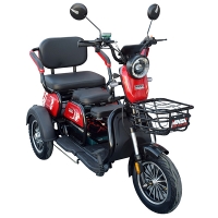 Tricicletă electrică 600W 60V MINSK ELECTRO (Roșu)