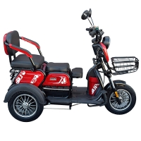 Tricicletă electrică 600W 60V MINSK ELECTRO (Roșu)