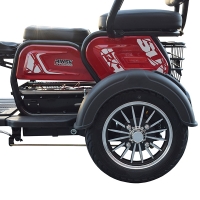 Tricicletă electrică 600W 60V MINSK ELECTRO (Roșu)