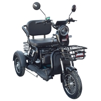 Tricicletă electrică 600W 60V MINSK ELECTRO (Negru)