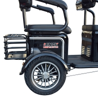 Tricicletă electrică cu 2 locuri 1500W 72V MINSK ELECTRO (Negru)