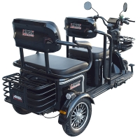 Tricicletă electrică cu 2 locuri 1500W 72V MINSK ELECTRO (Negru)