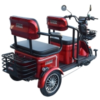 Tricicletă electrică cu 2 locuri 1500W 72V MINSK ELECTRO (Roșu)
