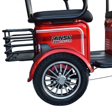 Трёхколёсный электроскутер двухместный 1500W 72V MINSK ELECTRO (Красный)