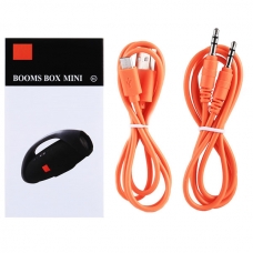 Портативная колонка Booms Box mini E10, оранжевая