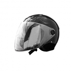 Мотоциклетный шлем HF-215 Матовый черный