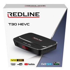 Цифровой эфирный ресивер ТВ-Тюнер Redline T30 DVB-T2 H.265 (T30HEVC)
