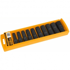 Set chei tubulare lungi de impact 10 buc 1/2" Tolsen 18296