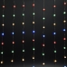 100L Гирлянда Бахрома разноцветная 2,5x0,9 м