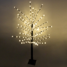 AC222 Гирлянда дерево с цветами LED 1.4м