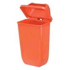 Бак мусорный 50 л, оранжевый