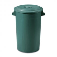 Урна мусорная с крышкой 100 л, зеленый