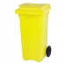 Coș de gunoi 240 l, galben