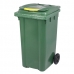 Coș de gunoi 240 l, verde