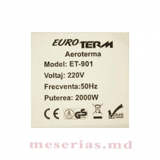 Тепловентилятор 2 кВт EuroTerm ET-901