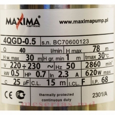 Насос Maxima 4QGD-0.5